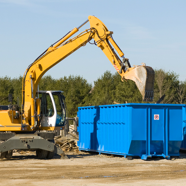 what happens if the residential dumpster is damaged or stolen during rental in Arenac County